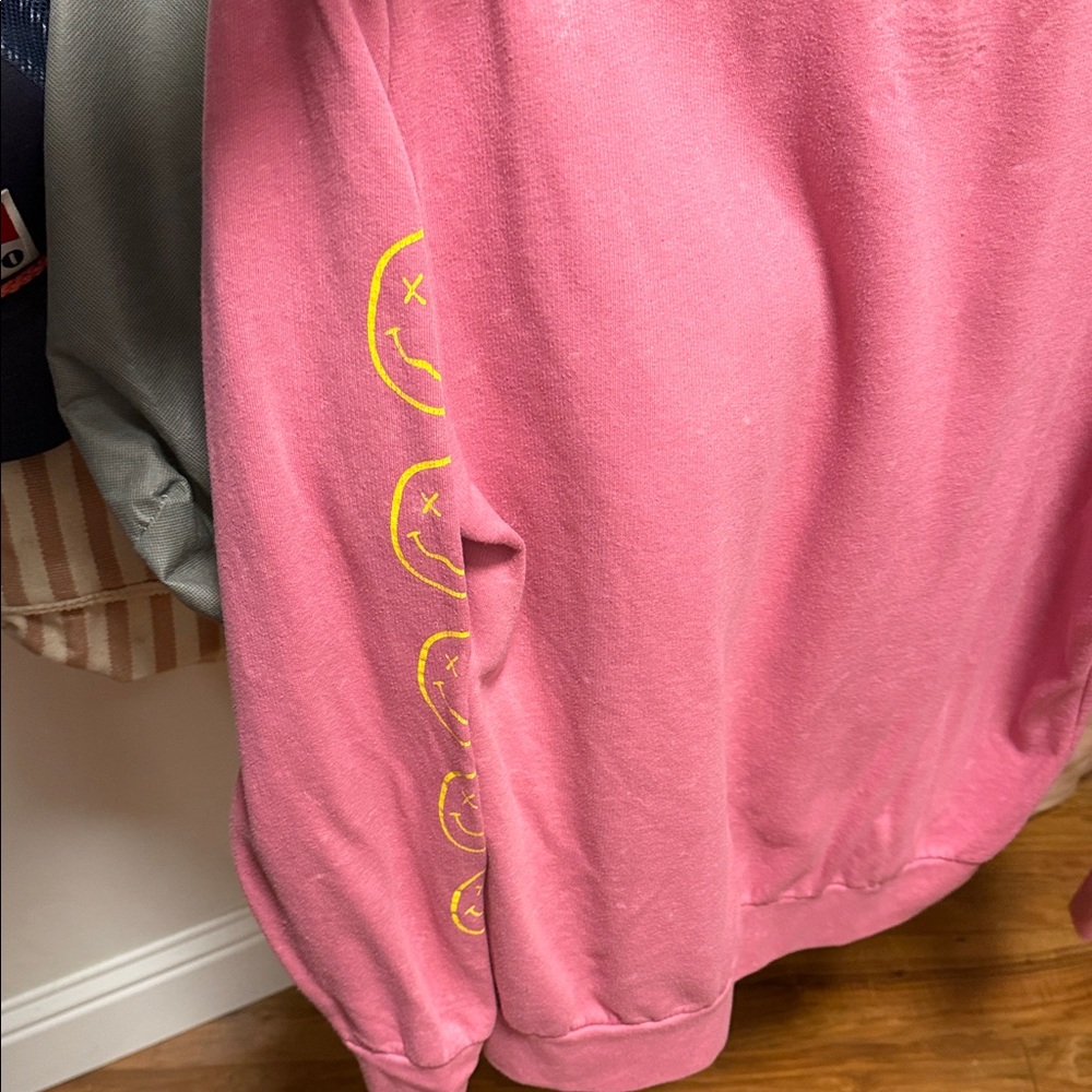 Urban Outfitters Pink Nirvana Graphic Sweatshirt - Picture 5 of 6